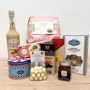 Cesta Natalizia "Sapori di Sicilia" con 9 specialità siciliane | SICILUS