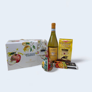 Cesta Pasquale "Scicli" con Uovo in Ceramica di Caltagirone