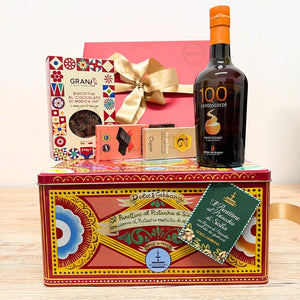 Cesta di Natale con Panettone D&G al Pistacchio 1 kg