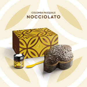 Colomba Bonfissuto alle Nocciole con vasetto di crema da spalmare