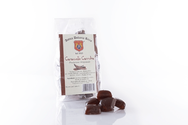 Caramelle alla Carruba Antica Dolceria Rizza.