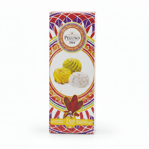 Tris di Sicilia Peluso 1964 – paste di mandorla agli agrumi 3 pezzi, Cesta Dolci Tentazioni