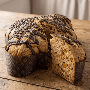 Colomba Carrubata al Mandarino 1 kg, Bonforno, fetta