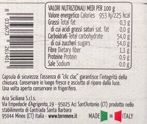 Valori Nutrizionali di Confettura extra di Gelsi neri