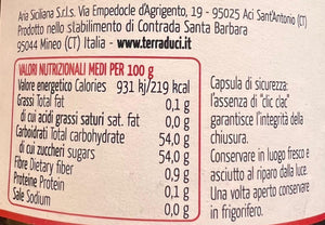 Valori Nutrizionali di Confettura di mele dell'Etna
