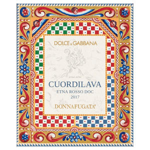 etichetta "Cuordilava" D&G Etna Rosso DOC