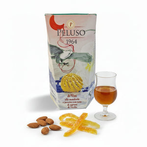 Divini paste di mandorla con Passito e agrumi di Sicilia Peluso 1964, 200 g – Cesto Ribera Arancia