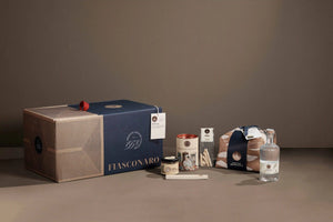 Gift Box Manna Fiasconaro Natale 2026 con Oro di Manna, crema, torroncini, cannoli e gin alla manna
