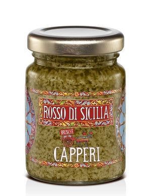 Crema brusche di capperi, 90 g, Rosso di Sicilia