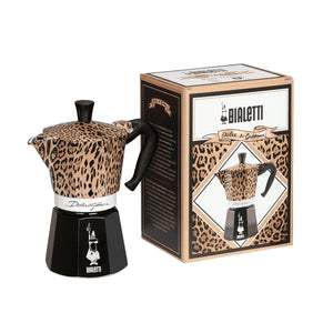 Moka Express Bialetti Dolce&Gabbana Leopardo, 6 šálků, s ladícím obalem