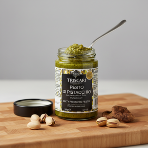Pesto di pistacchio e funghi porcini