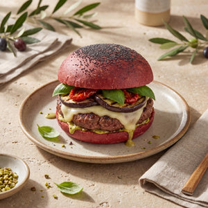 Berge bun rosso con papavero gourmet