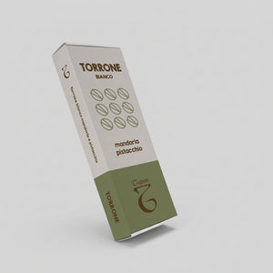 Torrone bianco morbido con mandorle e pistacchio Torronificio Trapani – Cesta Bronte Pistacchio