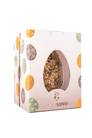 Uovo di Pasqua Torruovo al Torrone al Cioccolato fondente 68%