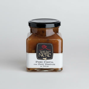 Confettura di Pere Coscia con Fave Tostate di Cacao - Terre Nere 240g