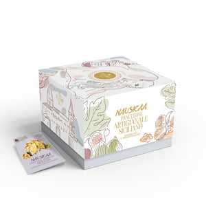 scatola elegant panettone fichi, noci e moscato, peluso, Sicilus