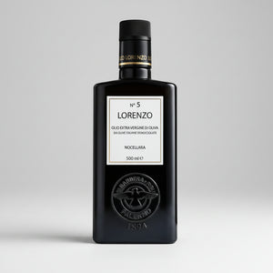 Olio Extra Vergine di Oliva Denocciolato Monocultivar Nocellara Lorenzo N° 5 - Sicilus Srl Confezioni Regalo Aziendali