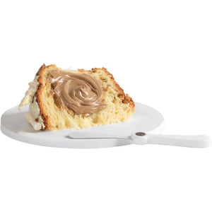 fetta spalmata con manna di oro di manna colomba fiasconaro