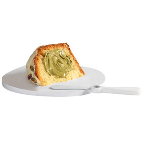 fetta con crema al pistacchio e colomba oro verde fiasconaro