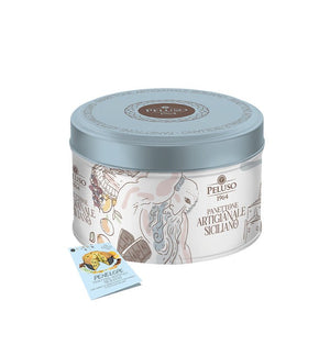 Latta di Panettone Peluso Penelope – Scorze di Agrumi e Uvetta Australiana - SICILUS