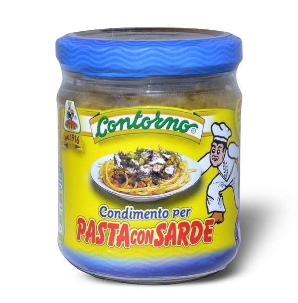F.lli Contorno makaronų padažas su sardinėmis, įvairūs formatai