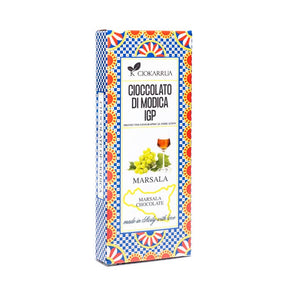 Cioccolato di Modica IGP From Sicily with Love Ciokarrua Marsala 80 g