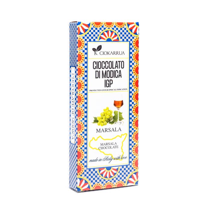 Cioccolato di Modica IGP From Sicily with Love Ciokarrua Marsala 80 g