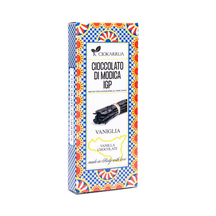 Cioccolato di Modica IGP From Sicily with Love Ciokarrua Vaniglia 80 g