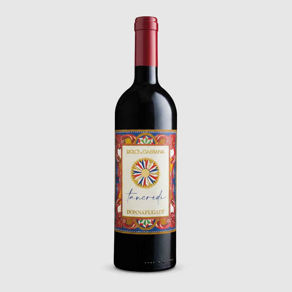 Tancredi Donnafugata × Dolce&Gabbana – vino rosso Terre Siciliane IGT, bottiglia da 75 cl