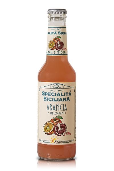 Bibita Arancia e Melograno, Specialita' Siciliana, 24x275 ml - Sicilus Srl
