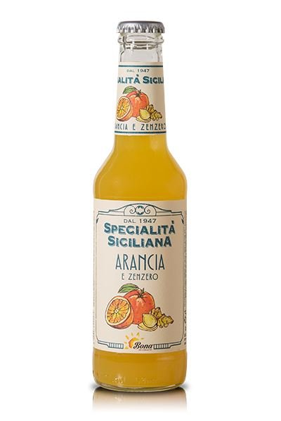 Bibita Arancia e Zenzero, Specialita' Siciliana, Bona, 24x275 ml - Sicilus Srl