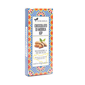 Cioccolato di Modica IGP From Sicily with Love Ciokarrua Mandorla di Sicilia 80 g