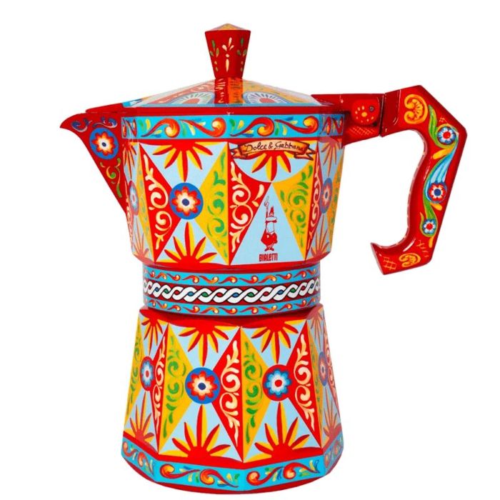 Moka Express 50 Tazze Dolce&Gabbana Carretto Siciliano – da Collezione