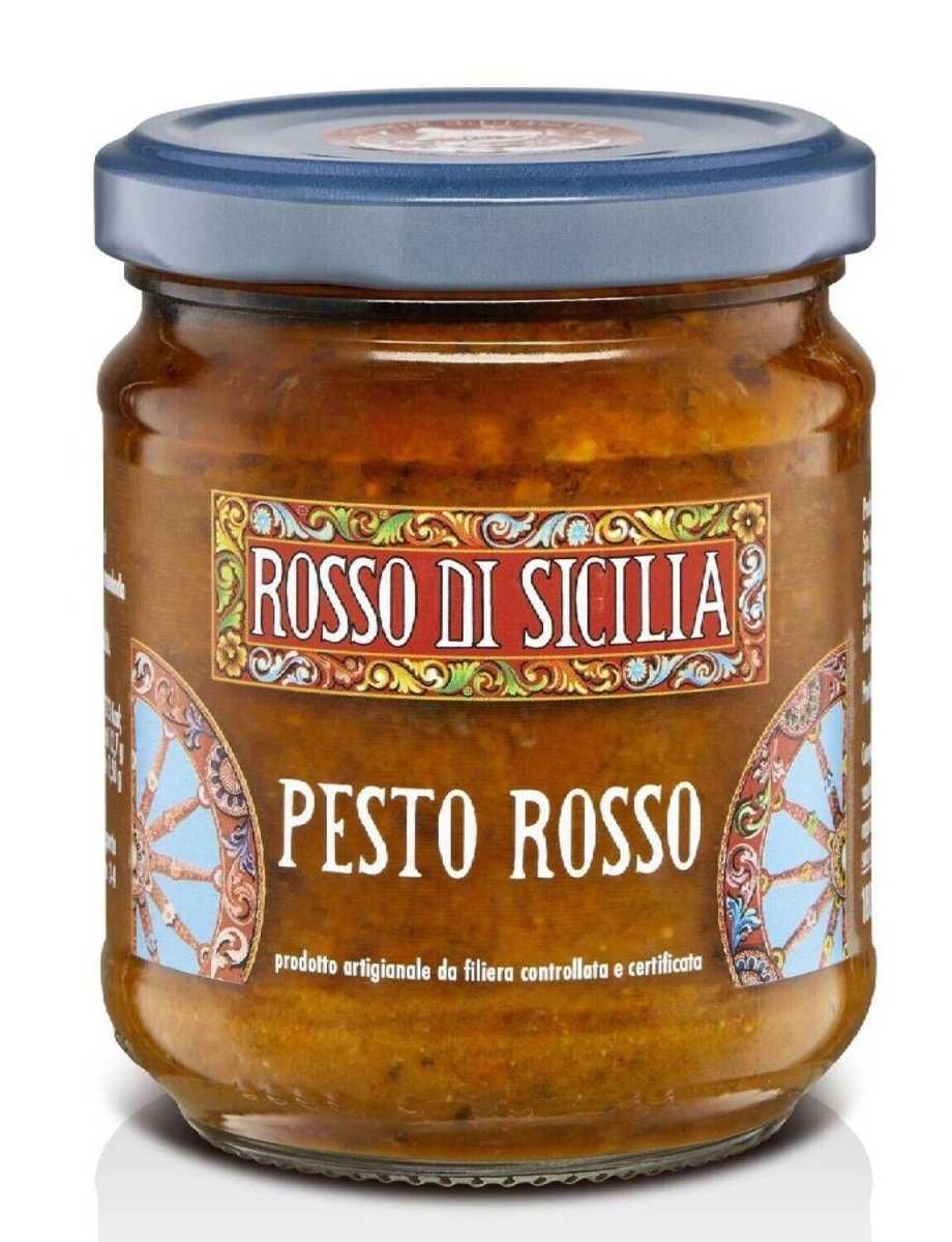 Pesto Rosso 180 g per box pesti e sughi siciliani