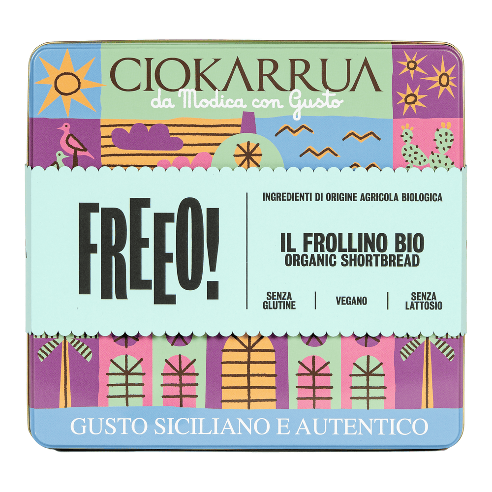 Box Latta FREEO Frollini Bio Assortiti Ciokarrua