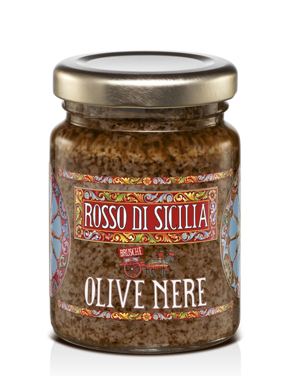 Brusche olive nere Rosso di Sicilia