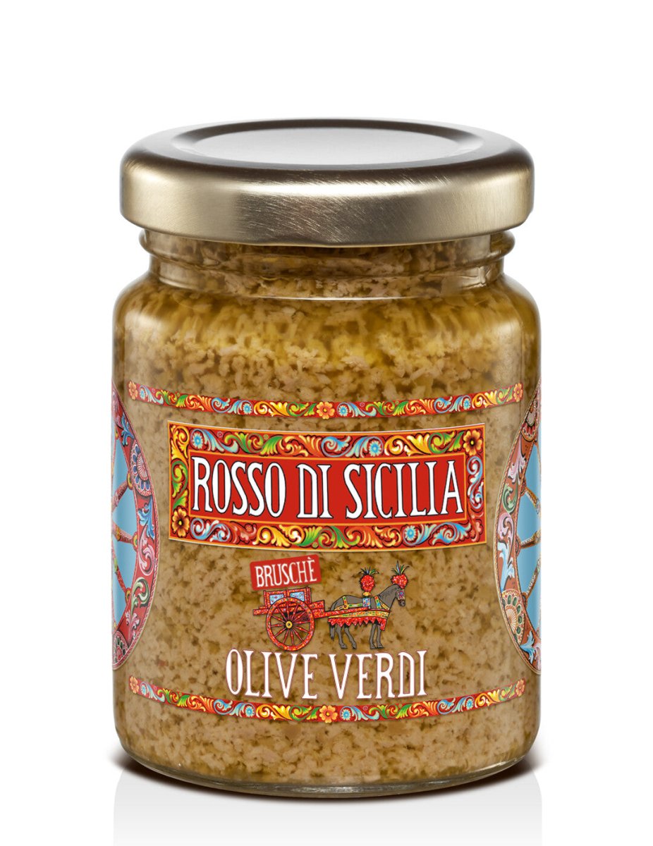 brusche crema di olive verde