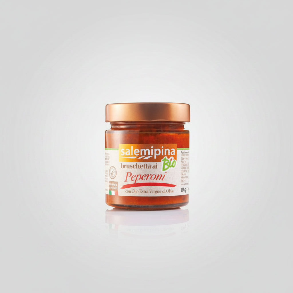 Bruschetta ai peperoni biologica Salemi Pina 190 g