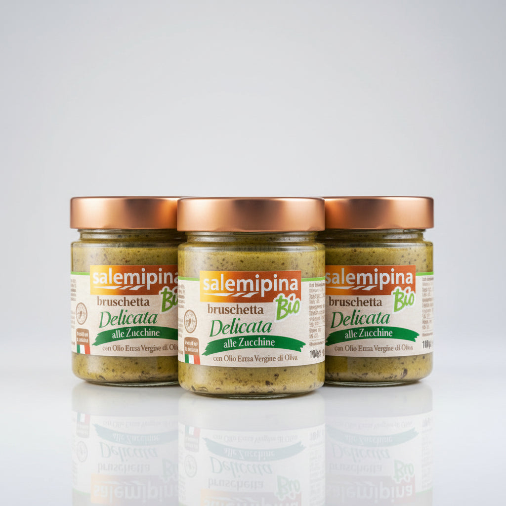 Bruschetta Delicata alle zucchine biologica Salemi Pina 190 g