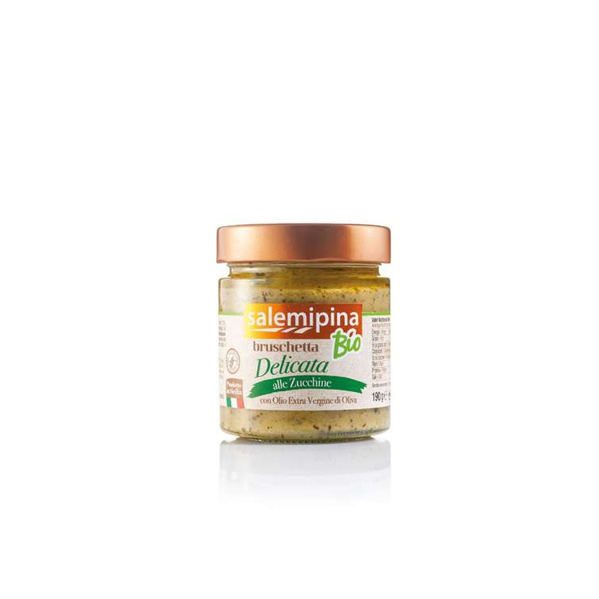 Bruschetta Delicata alle zucchine biologica Salemi Pina 190 g