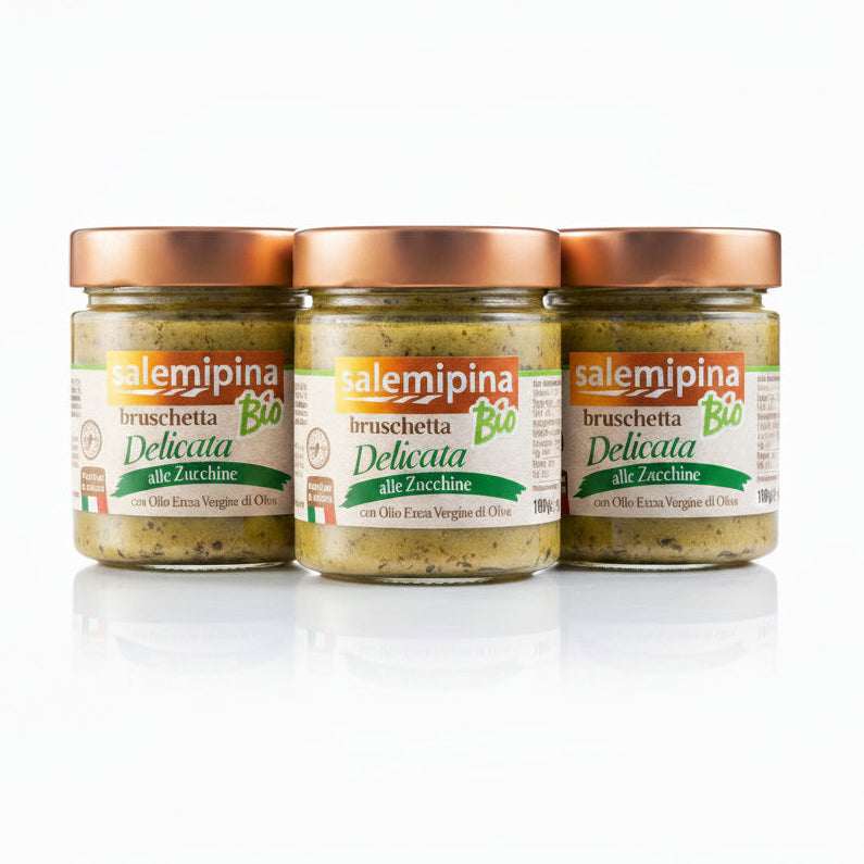 Bruschetta Delicata alle zucchine biologica Salemi Pina 190 g