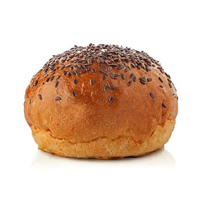 burger bun regular con semi di lino