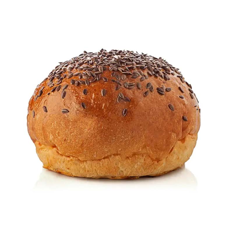 burger bun regular con semi di lino