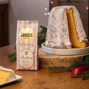 Caffè Bialetti Perfetto Moka gusto Pandoro con barattolo natalizio 200 g, foto ambientata
