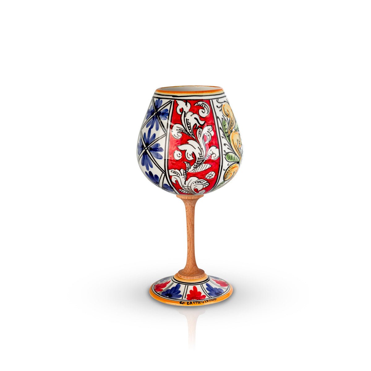 Calice Diapositive MuloMerrino in ceramica artigianale