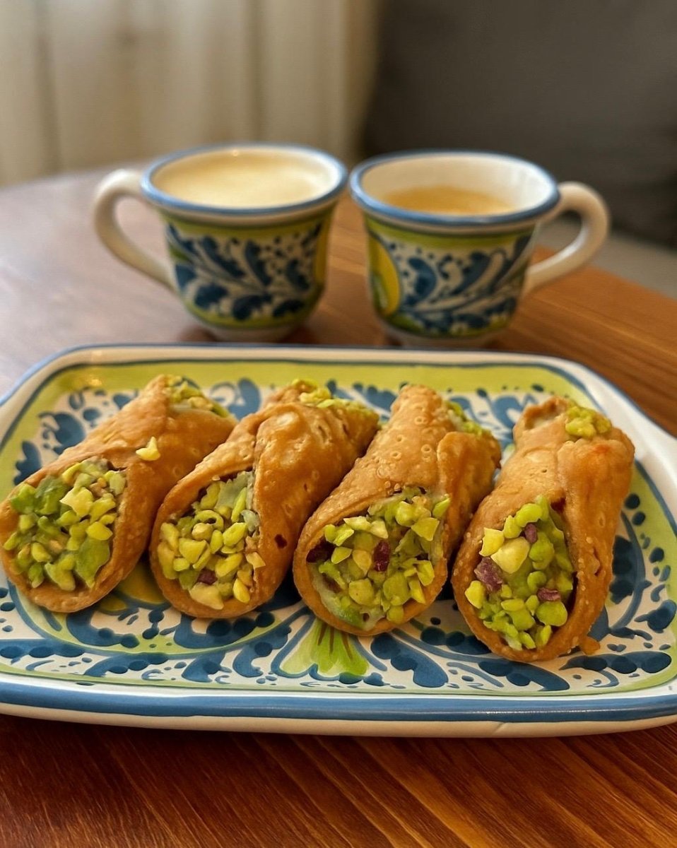 Cannoli sul tavolo