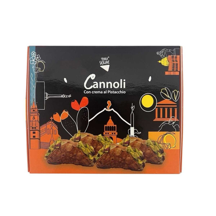 Cannoli sicilianos con crema de pistacho Terra Siciliae 210g