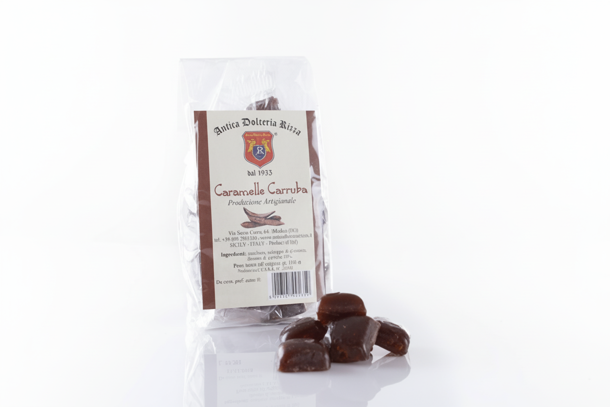 Caramelle alla Carruba Antica Dolceria Rizza.