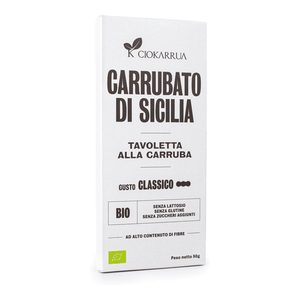 Carrubato di Sicilia Bio Ciokarrua gusto classico 50 g