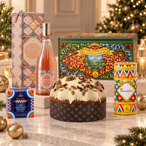cesta di natale con specialità dolce e gabbana